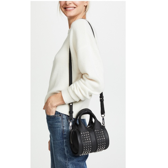 NEW RARE! Discontinued Alexander Wang Baby Rockie Stud Bag| Iconic & Collectible - Picture 2 of 14